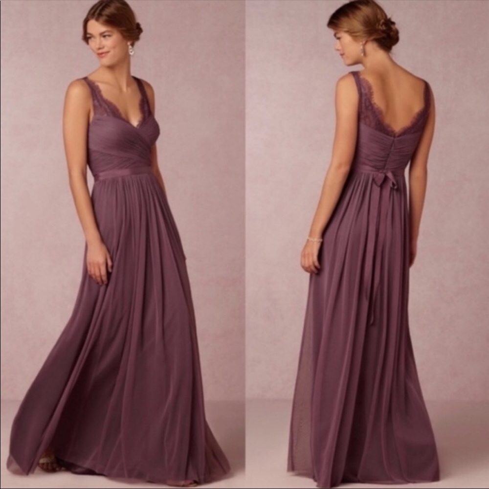 Anthropologie/BHLDN Fleur Purple Dress!